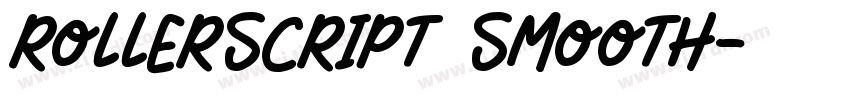 Rollerscript Smooth字体转换